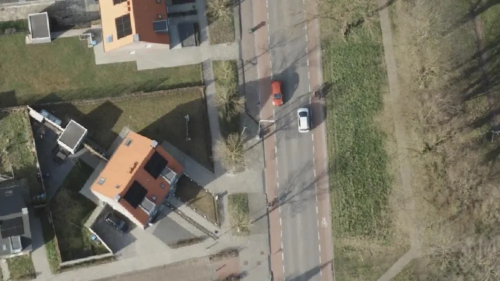 Luchtfoto van de omgeving van Argos Drachten aan de Noorderdwarsvaart 141. Nog geen foto's van de locatie zelf.