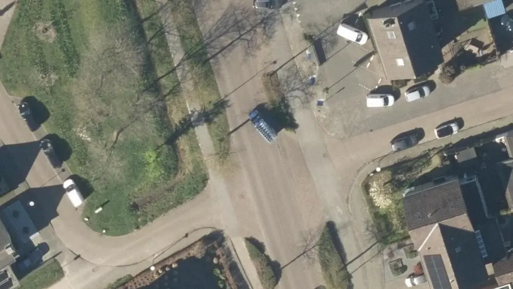 Luchtfoto van de omgeving van Argos Schijndel aan de Europalaan 44-46. Nog geen foto's van de locatie zelf.