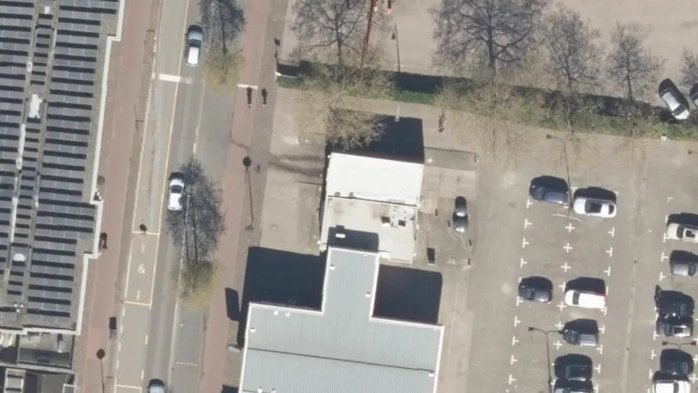Luchtfoto van de omgeving van AVIA XPress Tilburg Noordhoekring aan de Noordhoekring 180. Nog geen foto's van de locatie zelf.