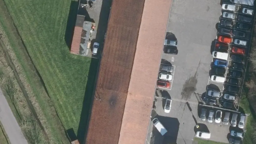 Luchtfoto van de omgeving van AVIA XPress Zierikzee Oudeweg aan de Oudeweg 2 -4. Nog geen foto's van de locatie zelf.