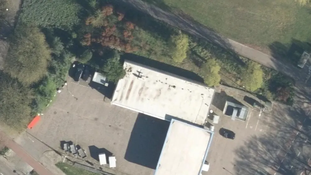 Luchtfoto van de omgeving van T-Energy Eindhoven Bonifaciuslaan aan de Sint Bonifaciuslaan 83. Nog geen foto's van de locatie zelf.