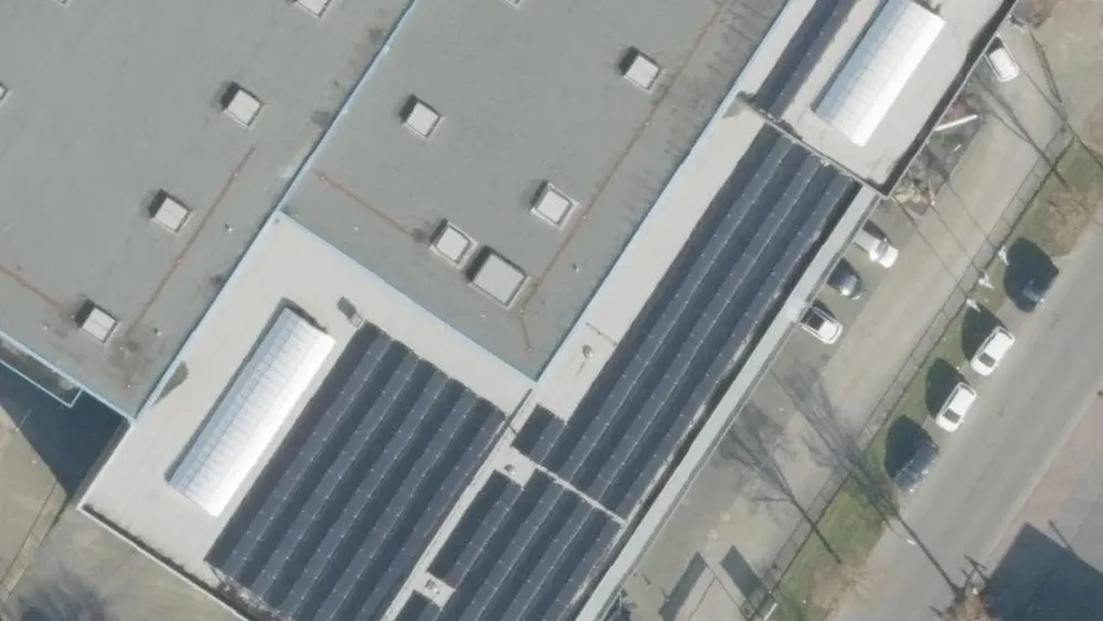 Luchtfoto van de omgeving van Carwash & Co Veenendaal aan de Kernreactorstraat 2. Nog geen foto's van de locatie zelf.