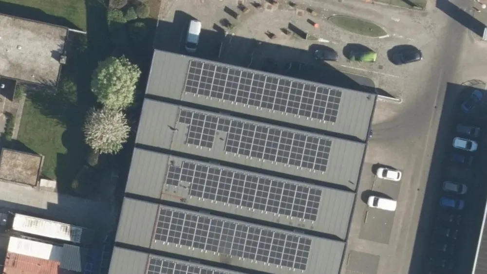 Luchtfoto van de omgeving van Washin7 Eindhoven aan de Meerenakkerweg 5. Nog geen foto's van de locatie zelf.